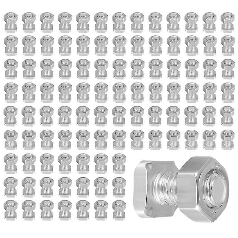 50er-packung Gewächshausschrauben Und -muttern, Vierkantschrauben, Muttern, Gewächshaus-reparaturset, Teile, Ersatzteile