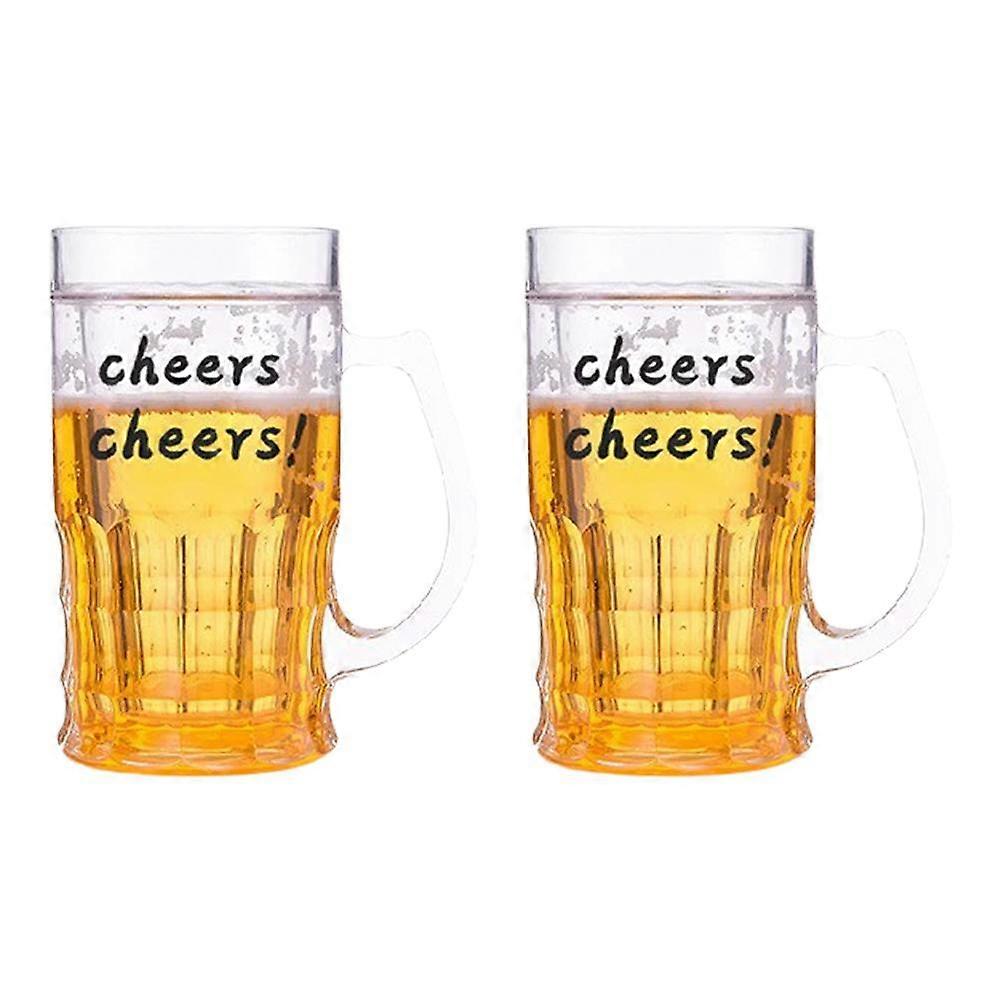 Laminierter Bierkrug In Künstlicher Farbe, 8,5 X 15 Cm / 3,34 X 5,9 Zoll. Prost