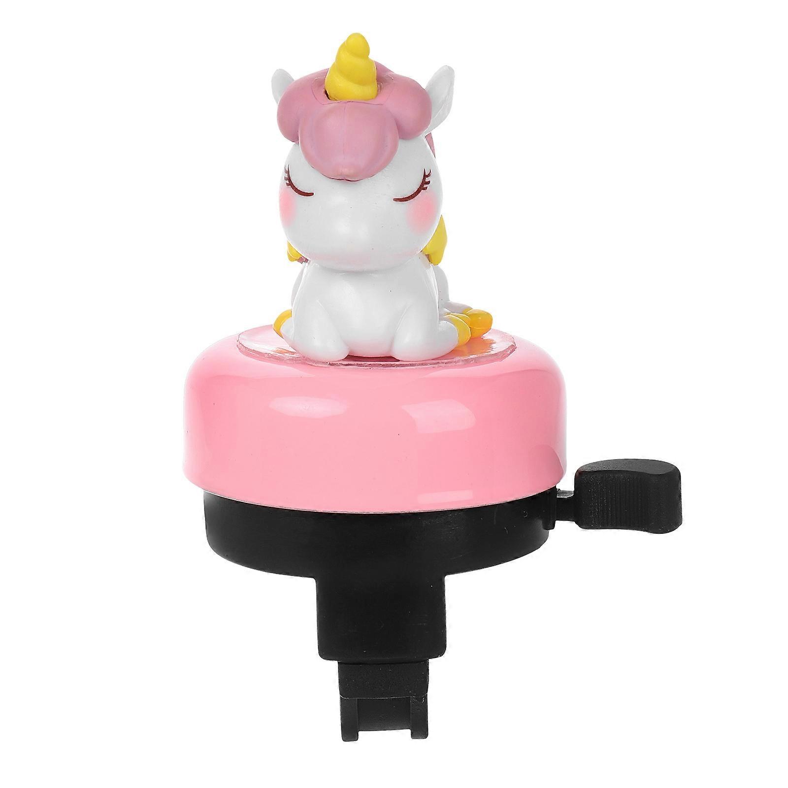 Einhorn-fahrradklingel, Kompatibel Mit Kinderfahrrädern, Klingelpfeife, Cartoon-design, Sichere Fahrradklingelpfeife, Kompatibel Mit Fahrrädern, Rollern, Fahrradlenker, Pink, Mehrfarbig