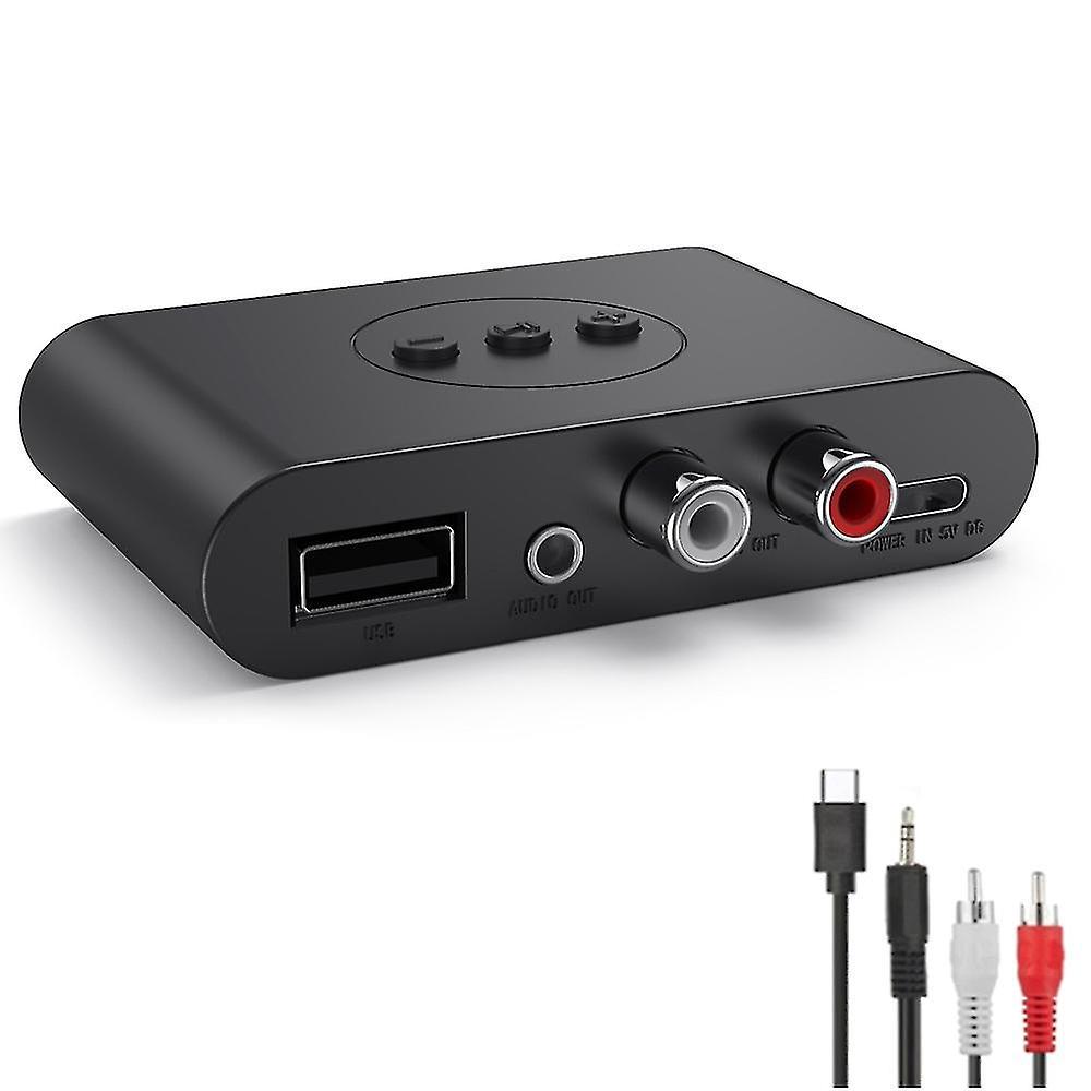Bluetooth 5.2 Audioempfänger, Nfc, Usb-speicher, Rca, 3,5-mm-aux, Usb-stereo-musik-wireless-adapter, Wlan