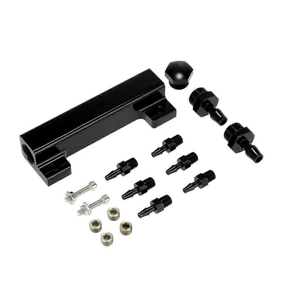 6-port-vakuumblock-ansaugkrümmer-kit Mit Kraftstoff-wastegate Und Turbo-boost-anschluss (1/8 Npt) Für Ladedruckregler Und -anzeigen, Für Den Rennsport