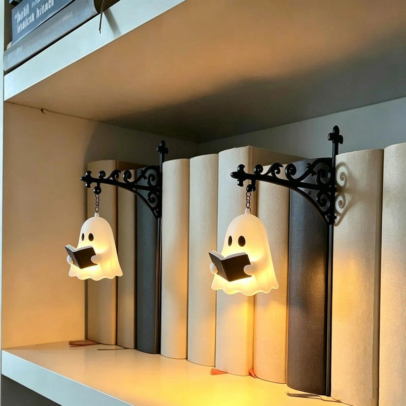 Neue Led-bibliotheksleuchte Mit Warmweißem Licht, Dekoratives Nachtlicht Für Bücherregale Und Leseecken, Eisenlampe Für Bücherwürmer