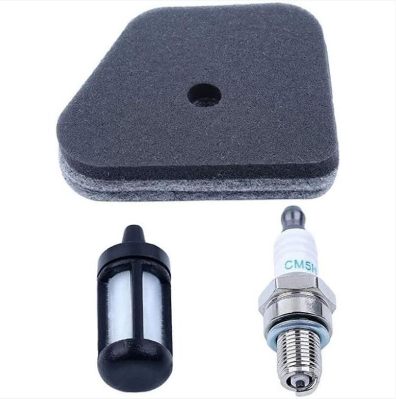 Zündkerzen-set, Luftfilter, Kraftstofffilter, Passend Für Stihl Rasenmäher Fs87, Fs90, Fs100, Fs110, Fs130, Kompatibel Mit Vergaser-reparatursatz