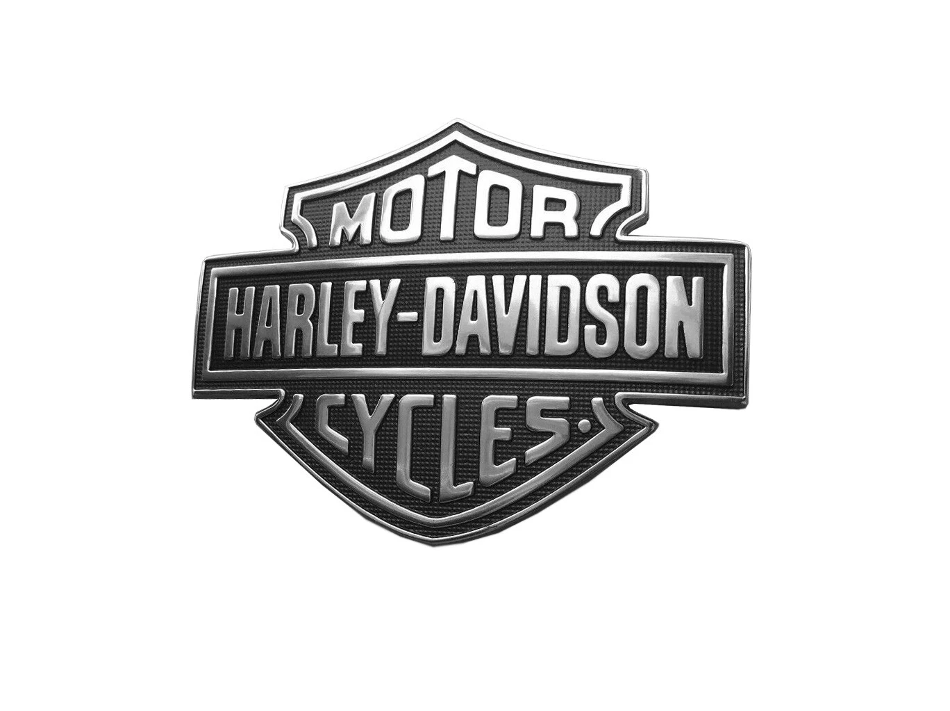 Set Mit 2 Harley Davidson 3d-emblemen, Kompatibel Mit Motorradtank, Heckfender, Kofferraumdeckel An Der Seite Des Fahrzeugs, Metallabzeichen