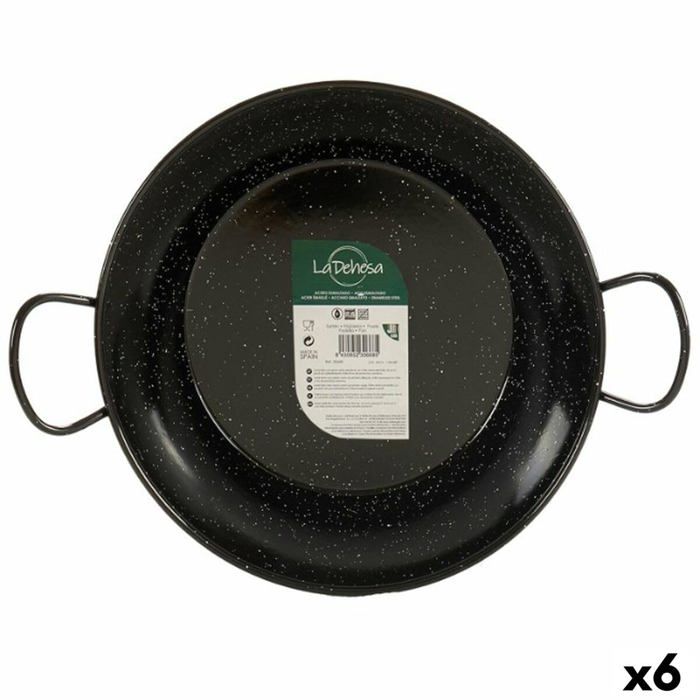 Paellapfanne Aus Emailliertem Stahl, Ø 32 Cm, 6er-set. Emaillierter Stahl. Für Alle Herdarten Geeignet. Leicht Zu Reinigen.