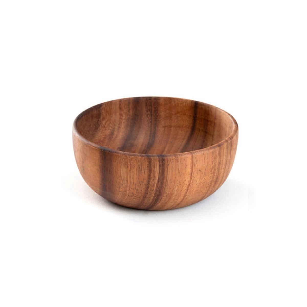 Salatschüssel Aus Holz, Runde Dessertschüssel, Servierschüssel, Suppenschüssel C-167cm