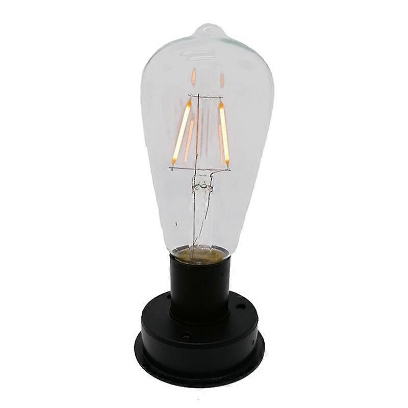 Solarbetriebene Led-lampe Mit Wolframfaden (2800 K), Automatischen Lichtsensoren, Geeignet Für Zäune, Als Nachtlicht Und Für Den Garten.