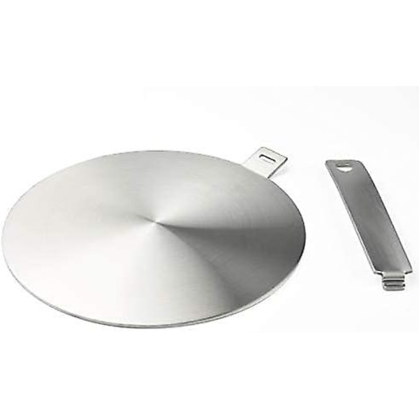 Induktionsadapter, Umrüstplatte. Kompatibel Mit Induktionskochfeldern. Inklusive Servierplatte Mit Abnehmbarem Griff Und Boden (20 Cm).