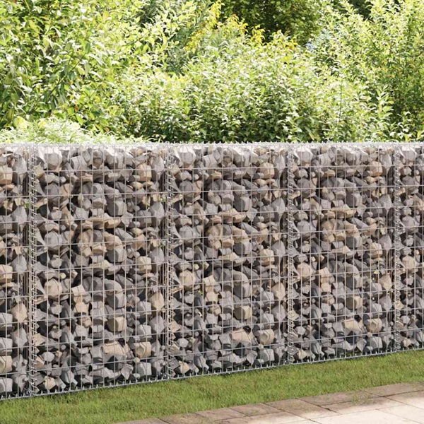 Vidaxl Gabionenwand Aus Verzinktem Stahl, 50 X 20 X 100 Cm