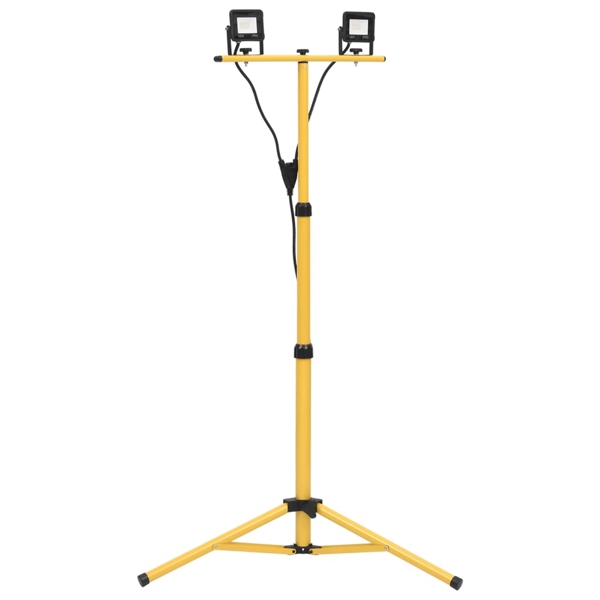 Vidaxl Strahler Mit Stativ, 2 X 10 W Led, Kaltweiß