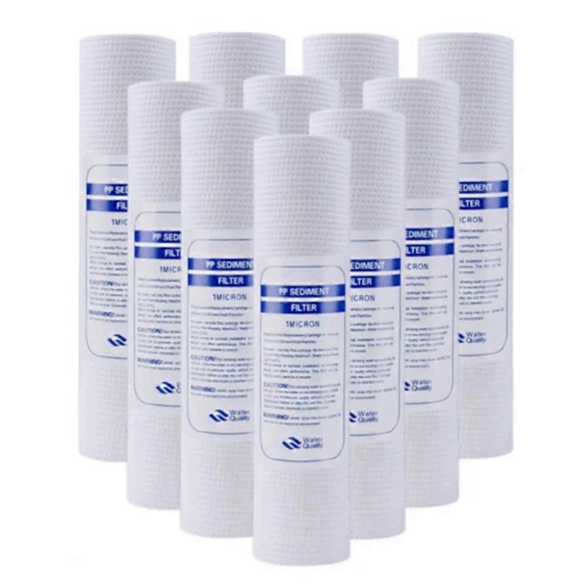 10 Stück Universeller Wasserfilter Aus Pp-baumwolle, 5 Mikrometer