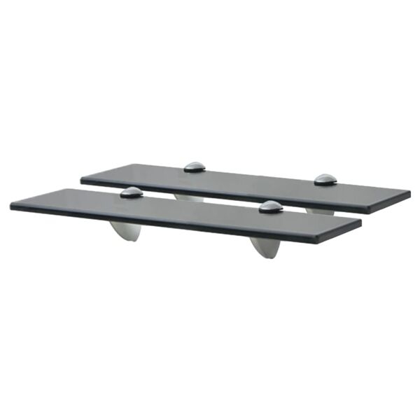 Vidaxl Wandregale, 2 Stück, Glas, 40 X 10 Cm, 8 Mm