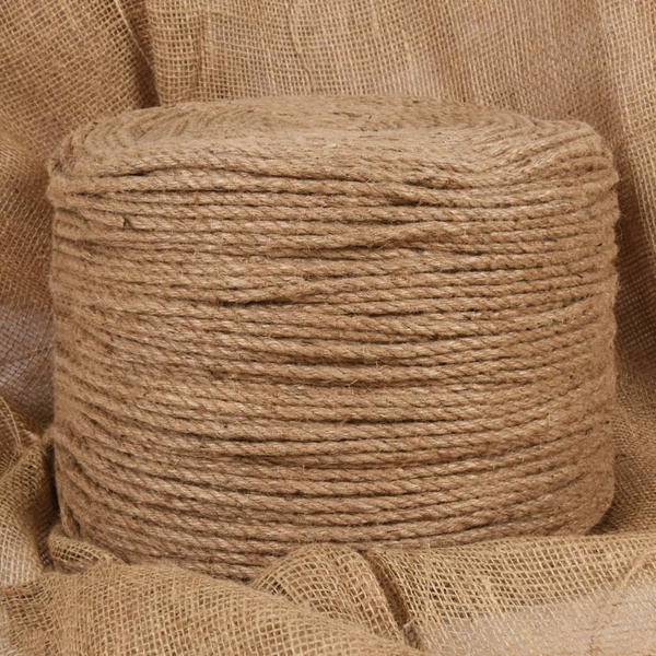 Vidaxl Juteseil, 25 M Lang, 6 Mm Dick