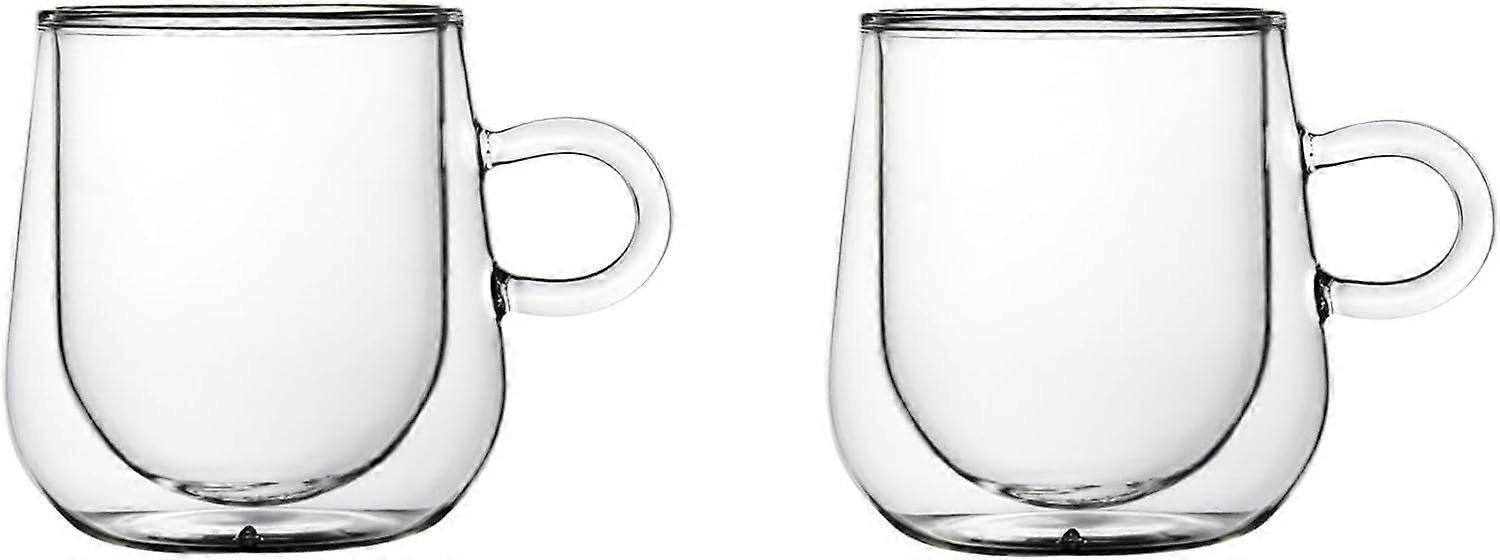 Doppelwandige Kaffeegläser Cappuccino-, Latte-macchiato- Und Espressogläser Mit Henkel Borosilikatglas, Hitzebeständig