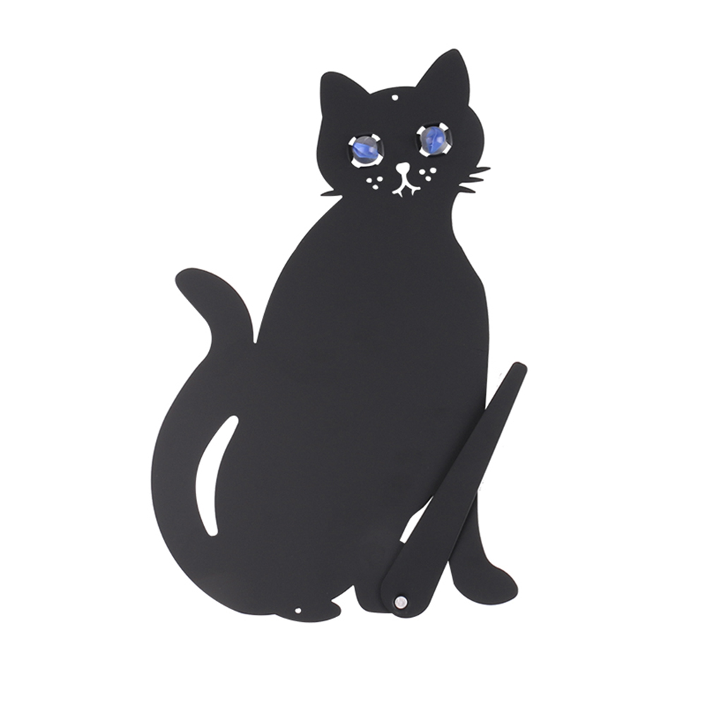 Katzenscheuche / Blechkatze 30 Cm Mit Reflektierenden Augen