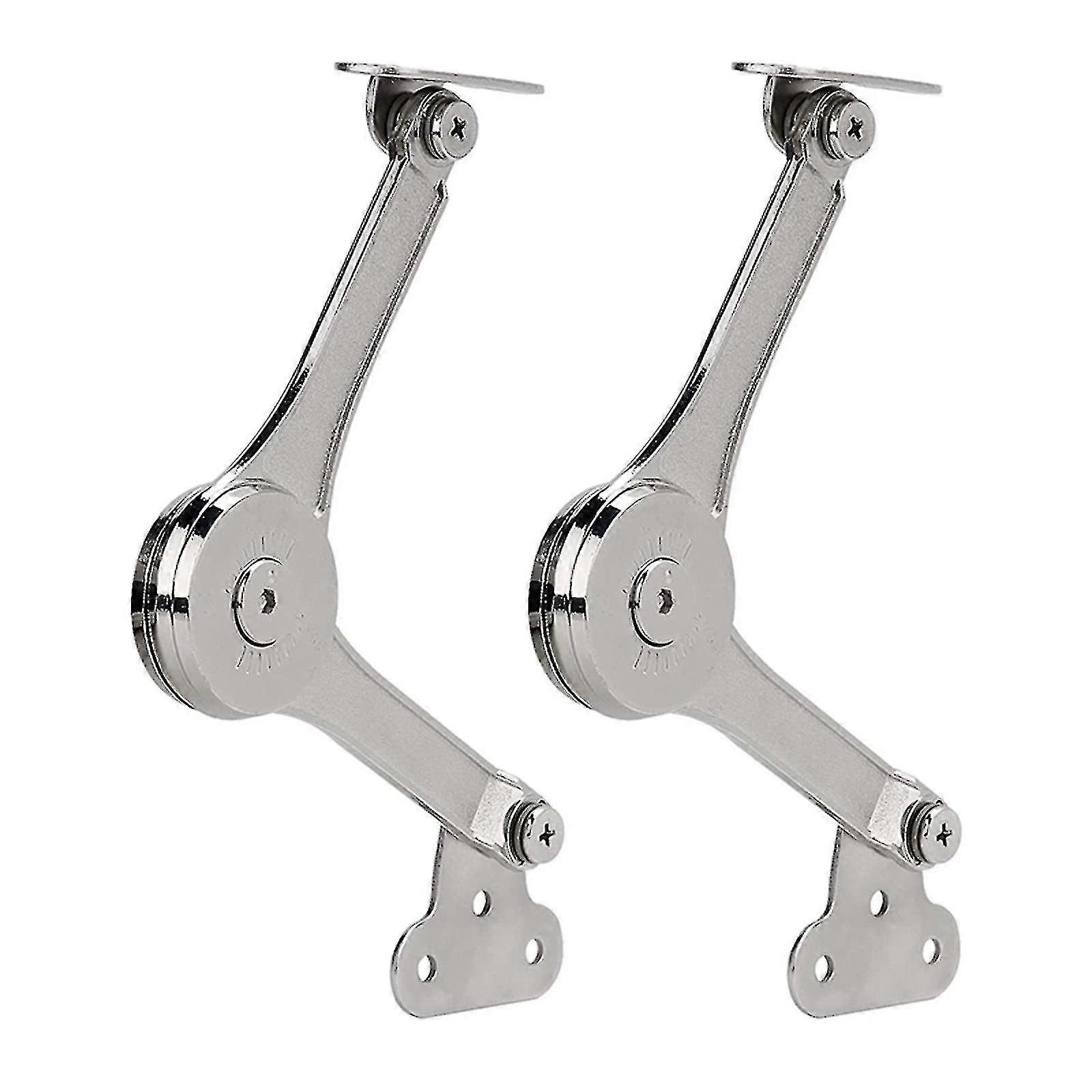 2 Stück Robuste Deckelstützscharniere Mit Soft-close-funktion, Klappbar, Halten Den Deckel Offen. Kompatibel Mit Schränken.