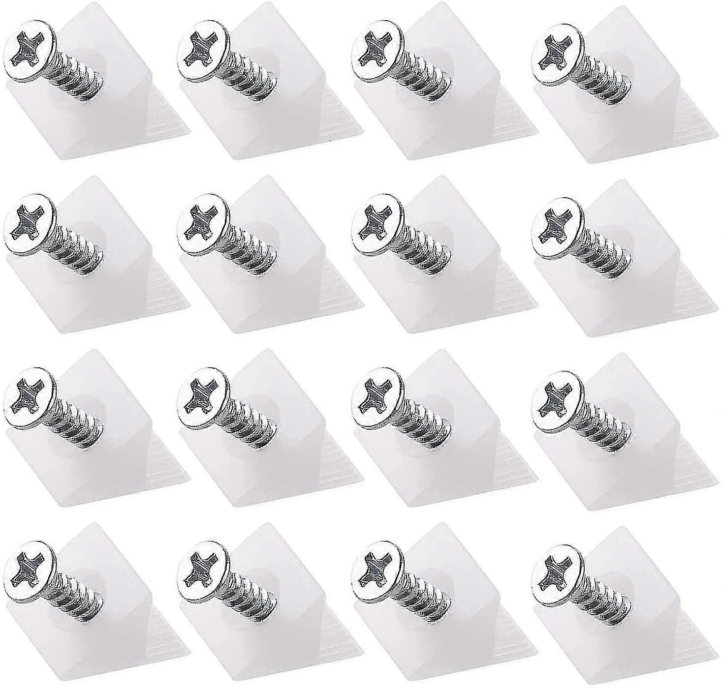 100 Stück Schubladenhalterungen, Schubladenböden, Reparaturset, Möbel, Kommodenreparaturkeile, Kunststoff, Asupergåva