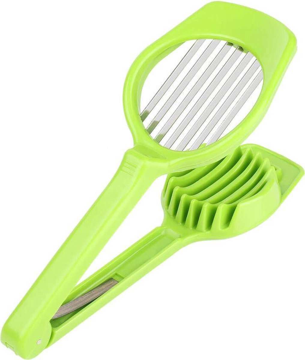 Go Go Gadget Pilzschneider, Eierschneider, Multifunktionsschneider, Küchenutensil, Edelstahl, Grün
