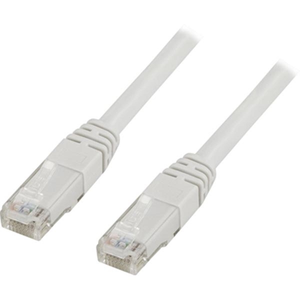 Deltaco Cat6 Patchkabel, 25 M, Weiß