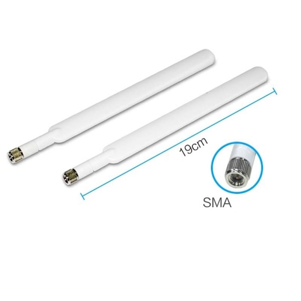 Externe 4g-antenne, Kompatibel Mit Huawei B525, B535, B310 Und B315 Routern, 2 Stück, Weiß