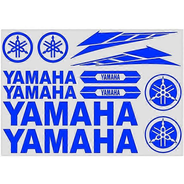 Yamaha Motorrad-aufkleber-logo Tankaufkleber-set – Farbe: Blau