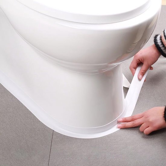 Rolle Weißes, Selbstklebendes, Wasserdichtes Dichtungsband – 3,2 Meter × 37 Millimeter – Schnell Und Einfach Zu Montieren – Selbstklebender Dichtungsstreifen, Geeignet Für Badezimmer