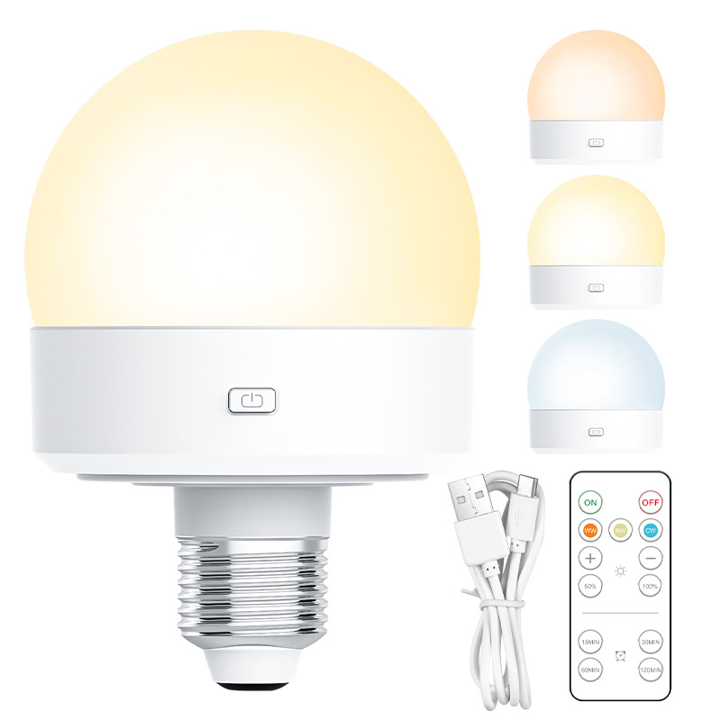 Wiederaufladbare Led-lampe Mit 3 Farbtemperaturen Und Fernbedienung, Magnetisch