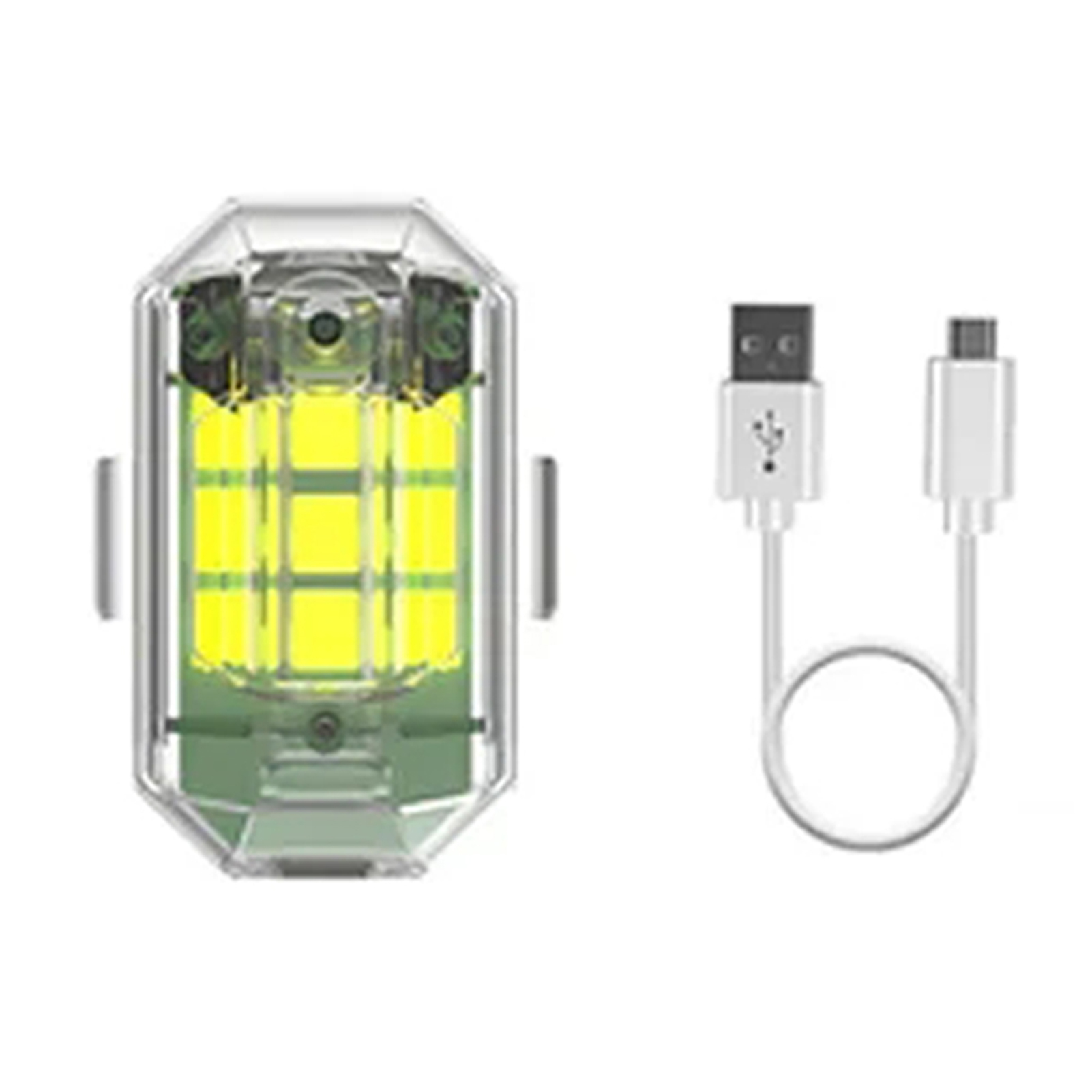 Kabelloser, Heller Led-blitz, 7 Farben, Coole Modifikationslichter, Kompatibel Mit Nachtfahrten, Vibrationssensor