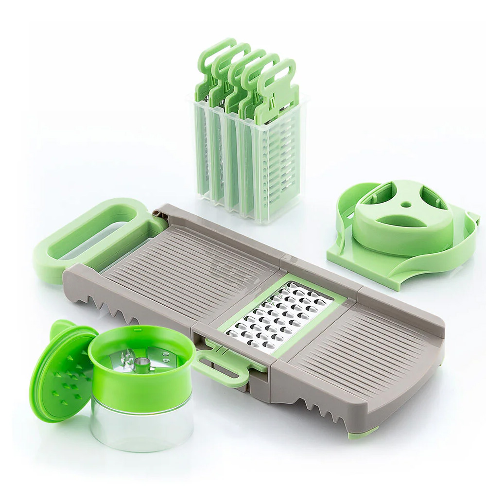 6-in-1 Gemüseschneider/spiralisator Und Mandoline/reibe Mit S