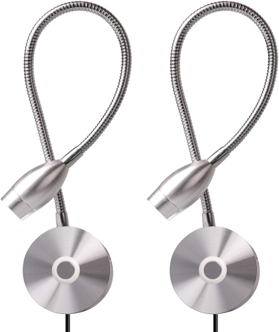 Dimmbare Leselampe, Nachttischlampe, Wandlampe Si