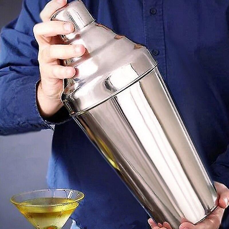 Großer Boston-bar-shaker (1,8 L) Aus Edelstahl: 3-teiliges Set Cocktail-shaker