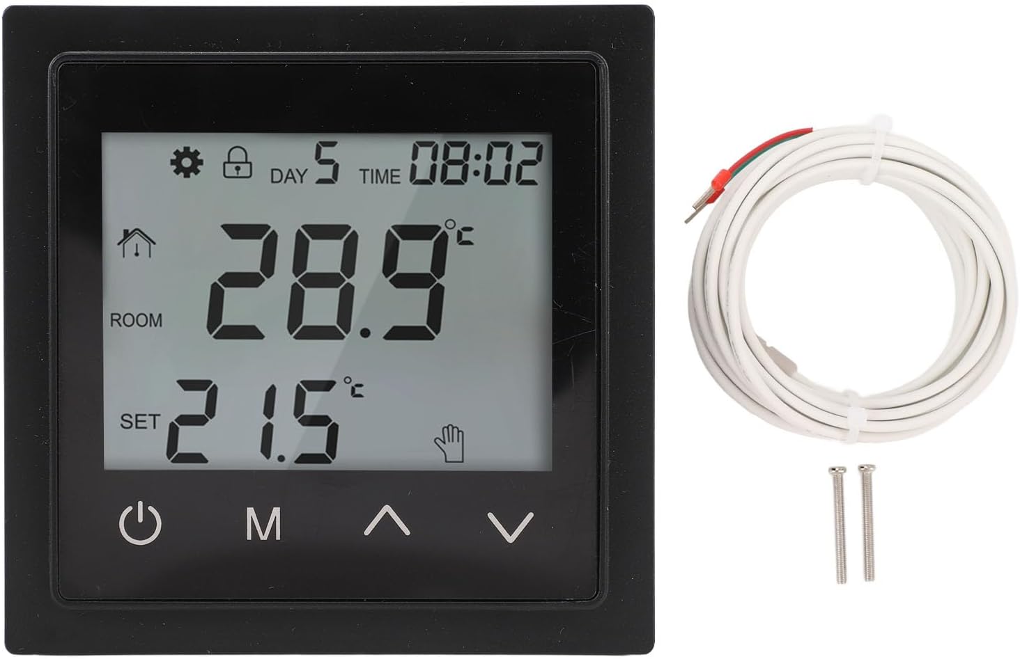 Fußbodenheizungsthermostat Mit Led-touchscreen Und Intelligenter Temperaturregelung