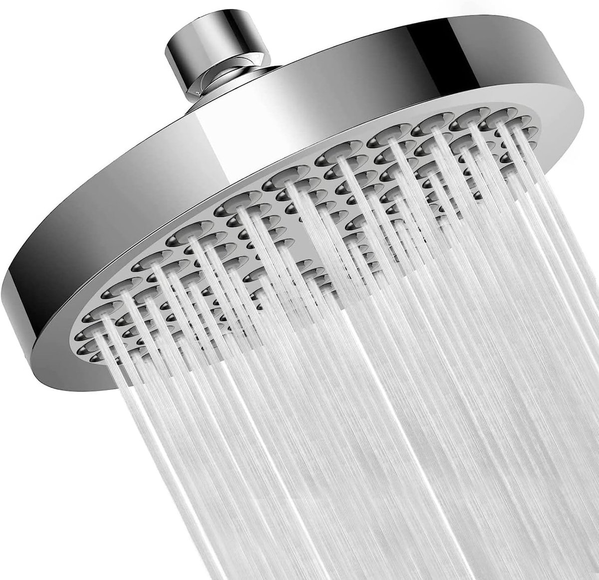 Regendusche Mit Automatischer Reinigung Und Kalkfreien Düsen. 15 Cm Runde Hochdruck-duschdüse.