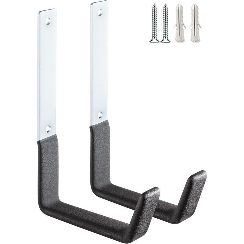 Robuste Garagenhaken, Schlauchhalter, Wandmontierte Stahlhaken, Große J-haken. Kompatibel Mit Werkzeugkompatiblem Zubehör.
