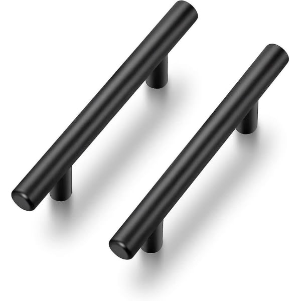 10er-pack Schwarze Küchengriffe, Schrankgriffe, 96 Mm Lochabstand, Edelstahl