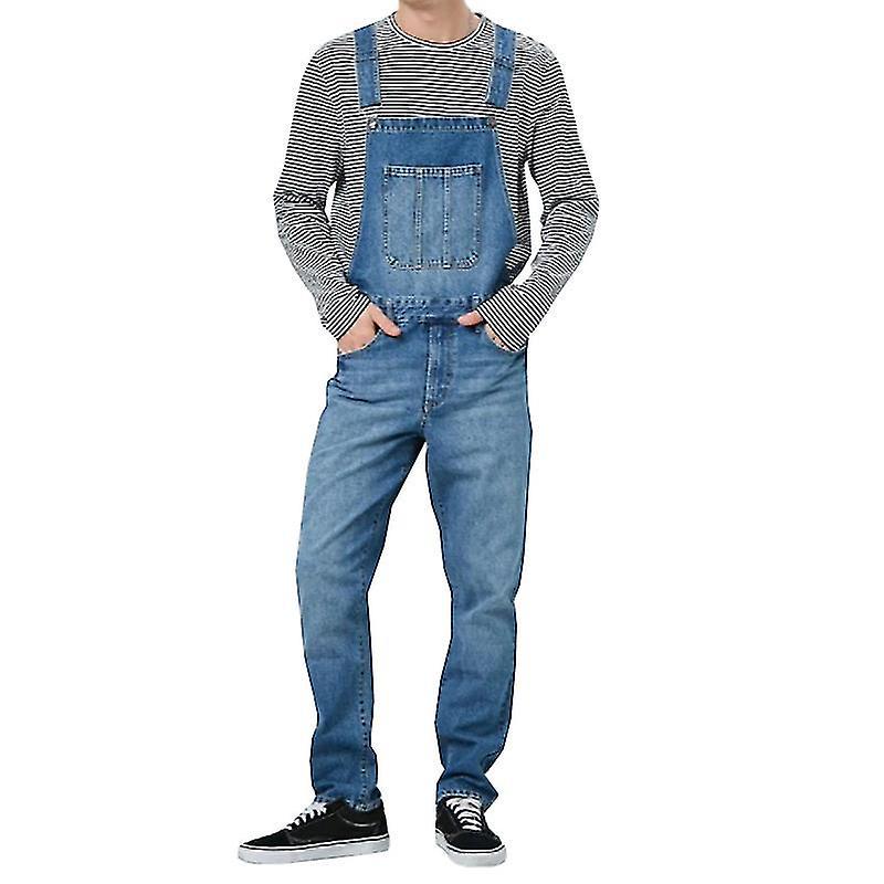 Herren-jeans, Denim-latzhose, Arbeitshose – 3xl – Dunkelblau