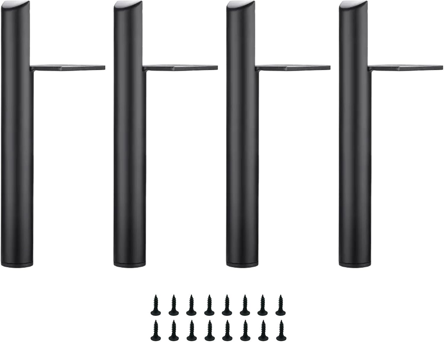 20 Cm Lange Möbelbeine, Schwarze Metall-tischbeine, Diy-möbelbeine, Inklusive Schrauben
