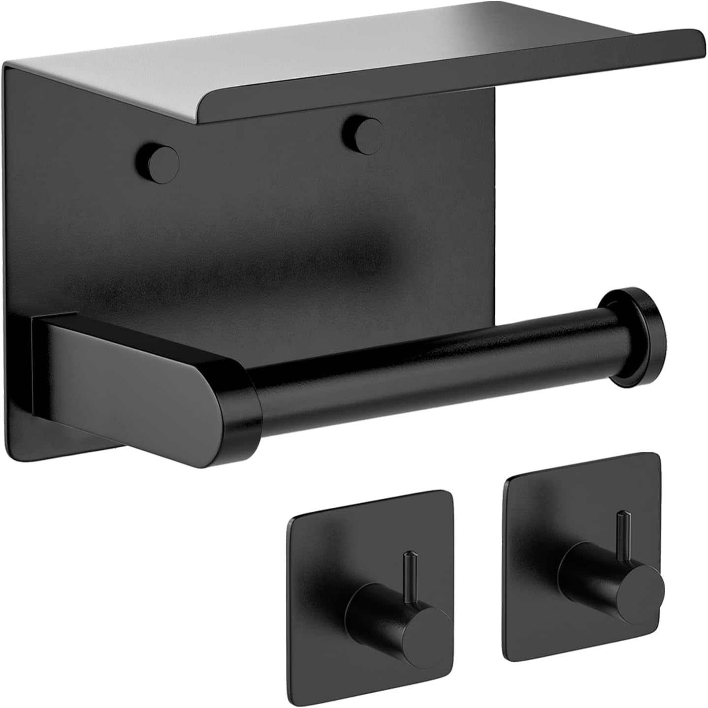 Toilettenpapierhalter + Handtuchhaken, Zur Wandmontage (klebe- Oder Schraubmontage)