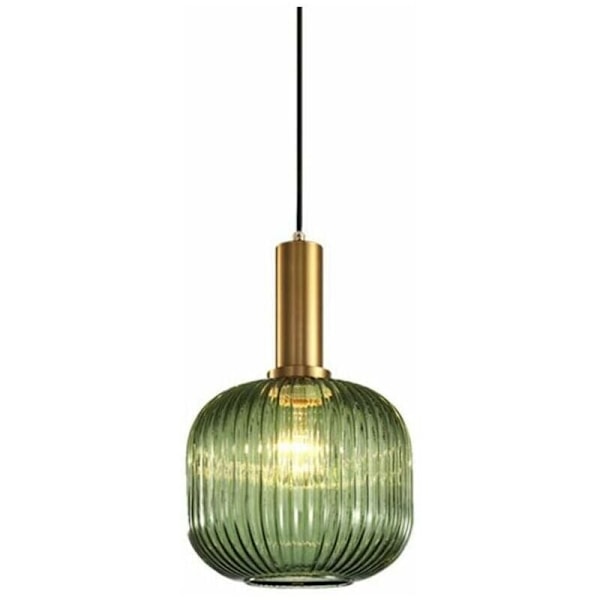 Industrielle Vintage-pendelleuchte, Moderne Pendelleuchte Im Retro-stil, Hängend, Glasschirm Mit Polierter Messingfassung [energieklasse A++]