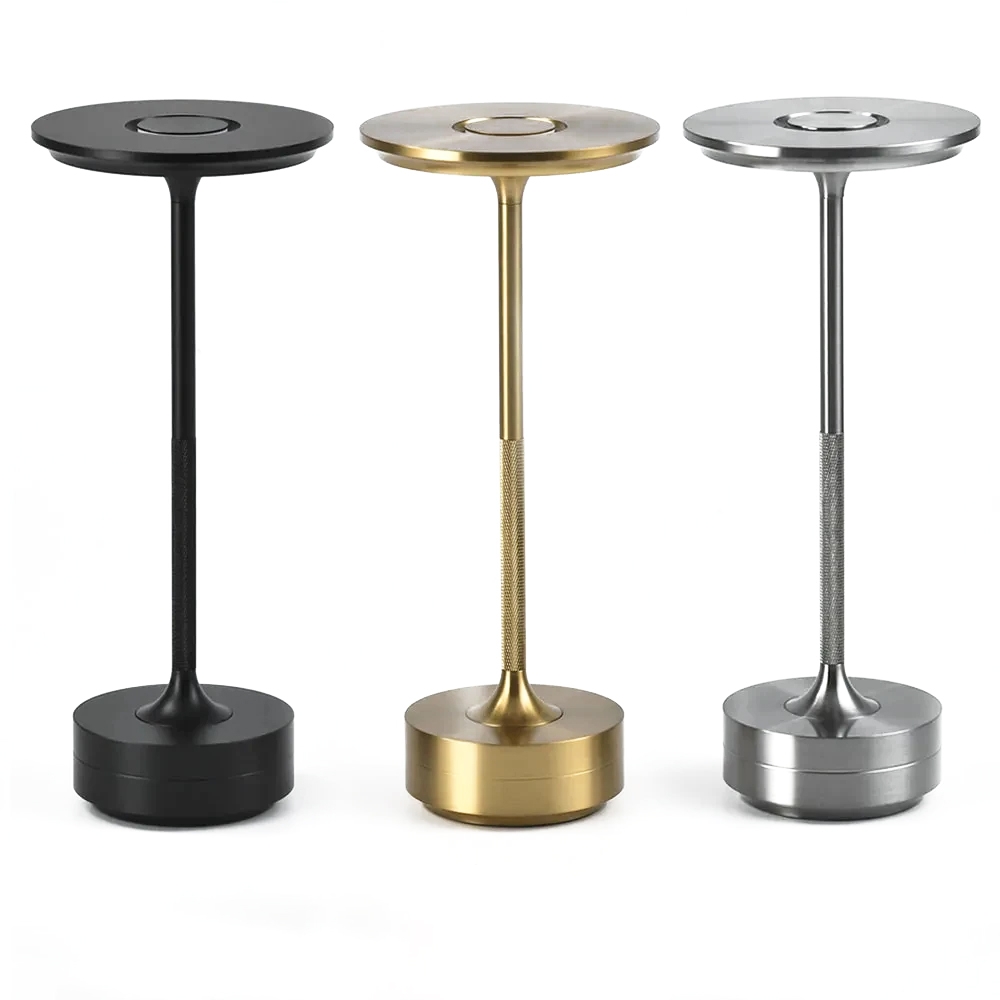 Kabellose Tischleuchte / Schreibtischlampe Led-lampe Schwarz