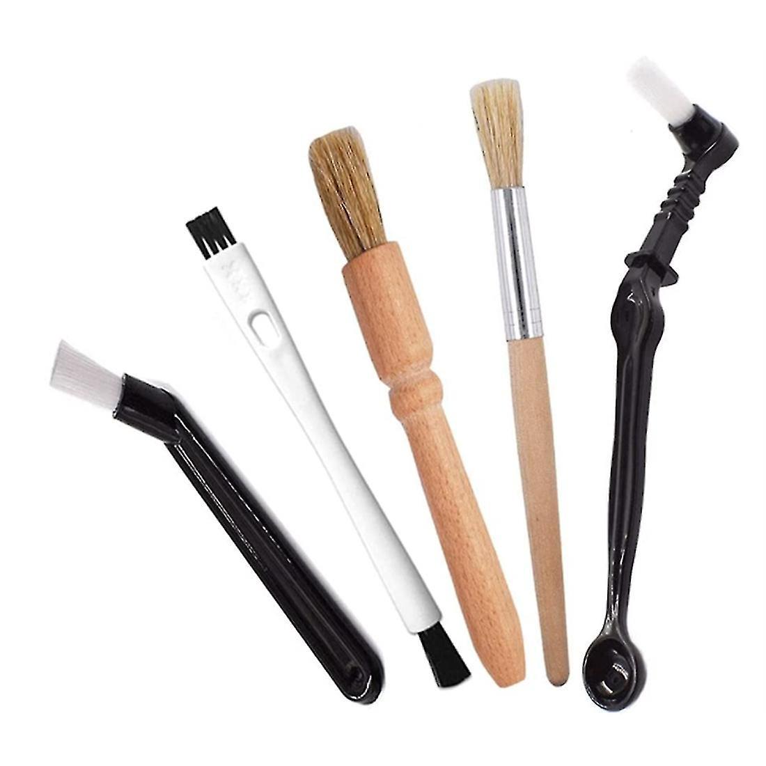 Kaffeebürsten-set, Espressobürsten-set, Reinigungsbürste Für Kaffeemühlen Aus Holz Und Espressobürste