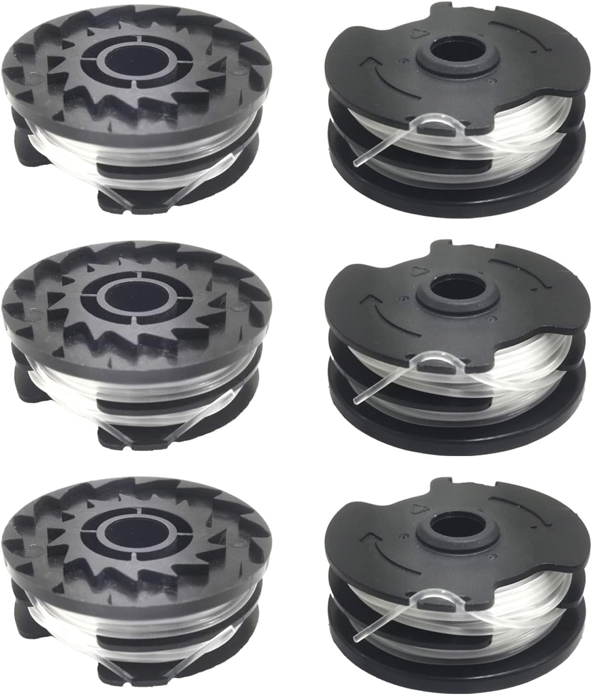 Packung Mit 6 Ersatzspulen Für Lidl Parkside Prta 20-li A1, B2, C3, Prt 550 A1, A3, Prt 300 A1 Rasentrimmer