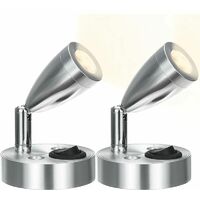 Led-spot-leseleuchten, 12 V, Aluminium-wandleuchte