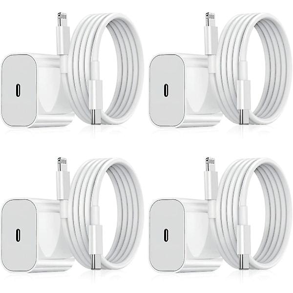 Iphone-schnellladeadapter + Kabel 20w Usb-c Weiß