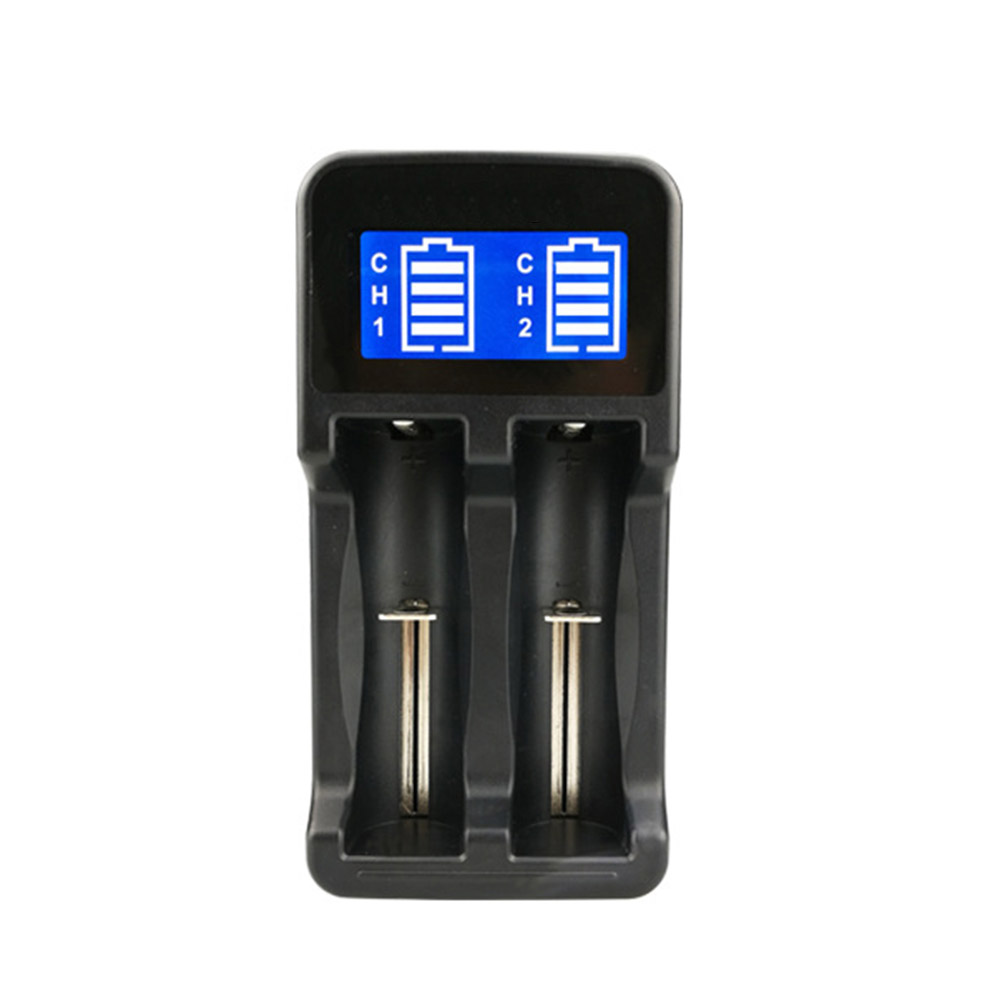 Akkuladegerät Mit Lcd-anzeige, Kompatibel Mit 18650-, Aa-, Aaa- Und 17670-mm-akkus