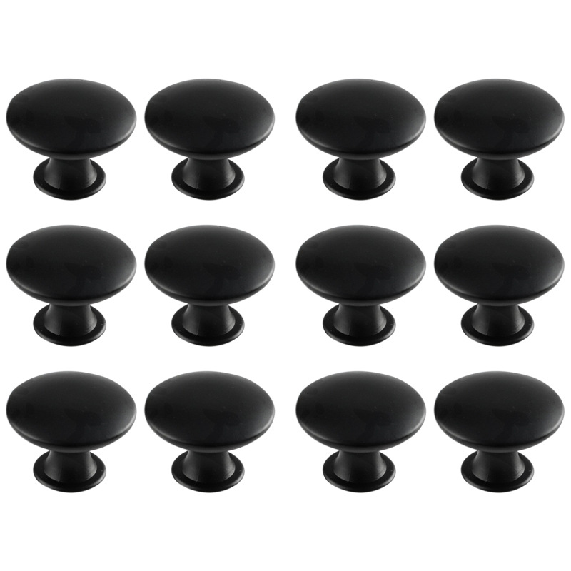 12-teiliges Set Schwarzer Vintage-schrankgriffe Geeignet Für Schubladen Und Türen Von Kleiderschränken Usw.