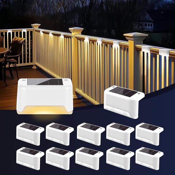 20er-pack Solarleuchten – Wasserdichte Led-leuchten, Geeignet Für Zäune, Treppen, Terrasse Und Balkon