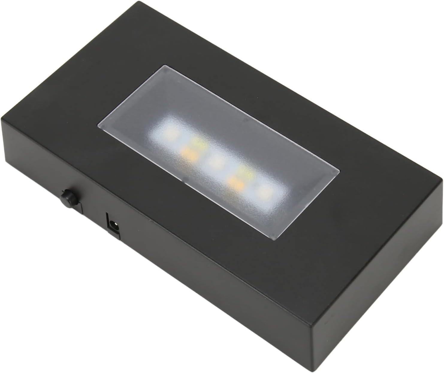 Rechteckiger Led-lichtsockel Mit Usb-anschluss Und Mehrfarbigem Sockel, Kompatibel Mit Kristallstatuen Und Schmuck (schwarz)