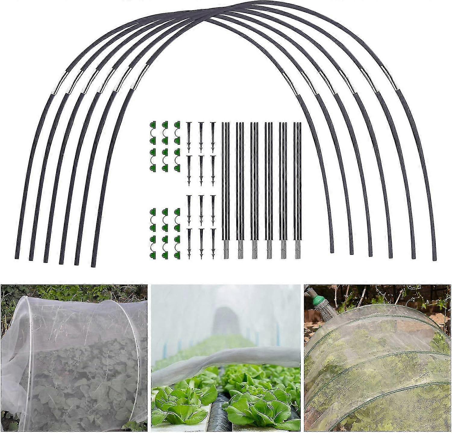Gartenbögen Für Netze, Gewächshausrahmen Für Gartenbögen, Gewächshausrahmen-gartenbögen, Gewächshausbogen-bausatz Zum Selbstbau, Stützrahmen Für Folientunnel