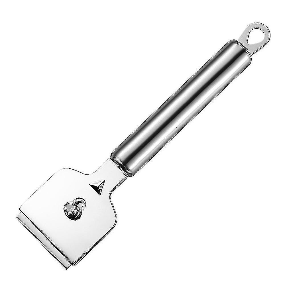Multifunktionaler Schaber Für Glaskeramikkochfelder Mit Klinge, Küchenhelfer, 1 Stück – Silber, Niuniu